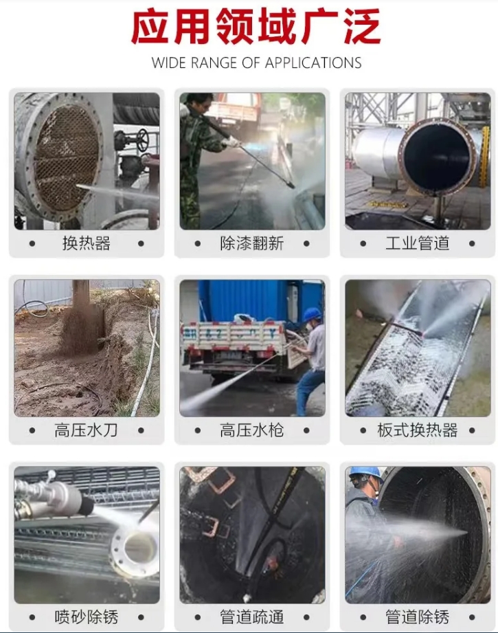 冷凝器管道內壁超高壓清洗